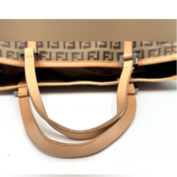 Auth Fendi Zucchino Bucket Tote - Picture 10 of 14